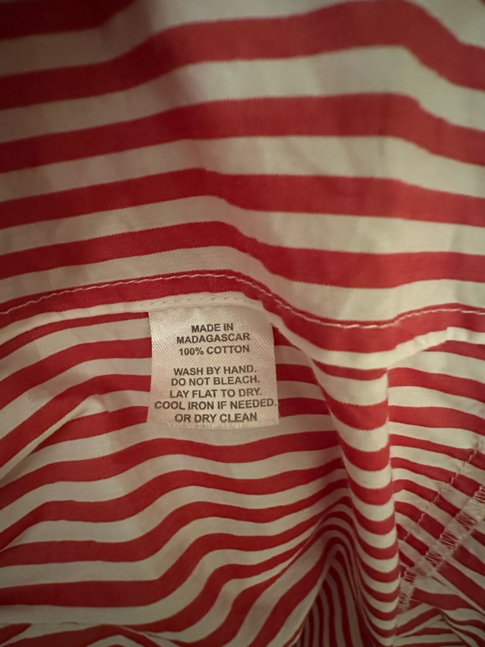 Maxwell and Geraldine BROOKE Striped Red Maxi Dress Small - Picture 9 of 9